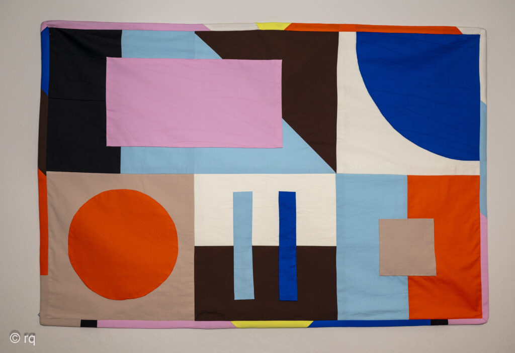 designer wall blanket modern handmade Designer Maria Larsen